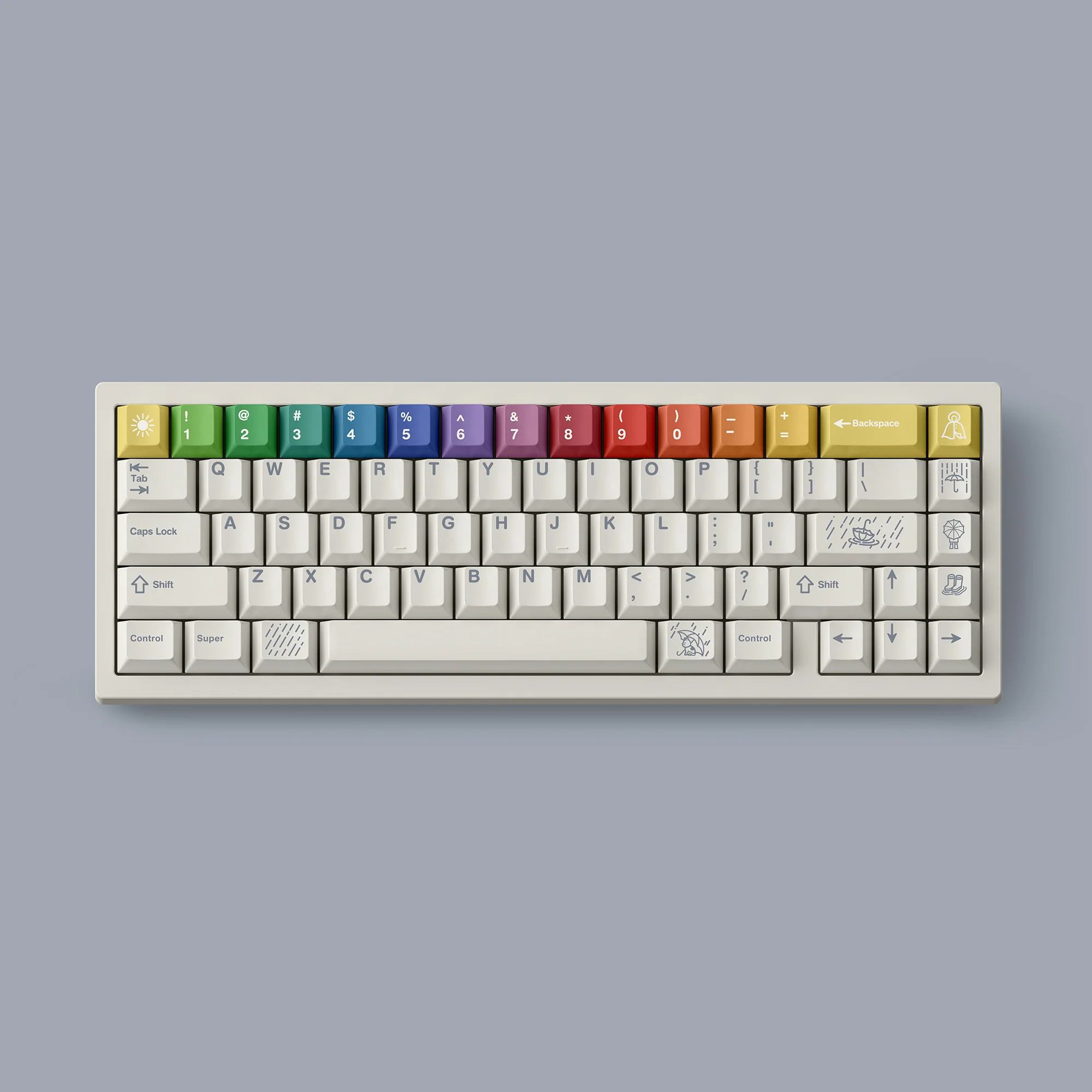 After the Rain R2 Cherry profile Keycaps - Image 13