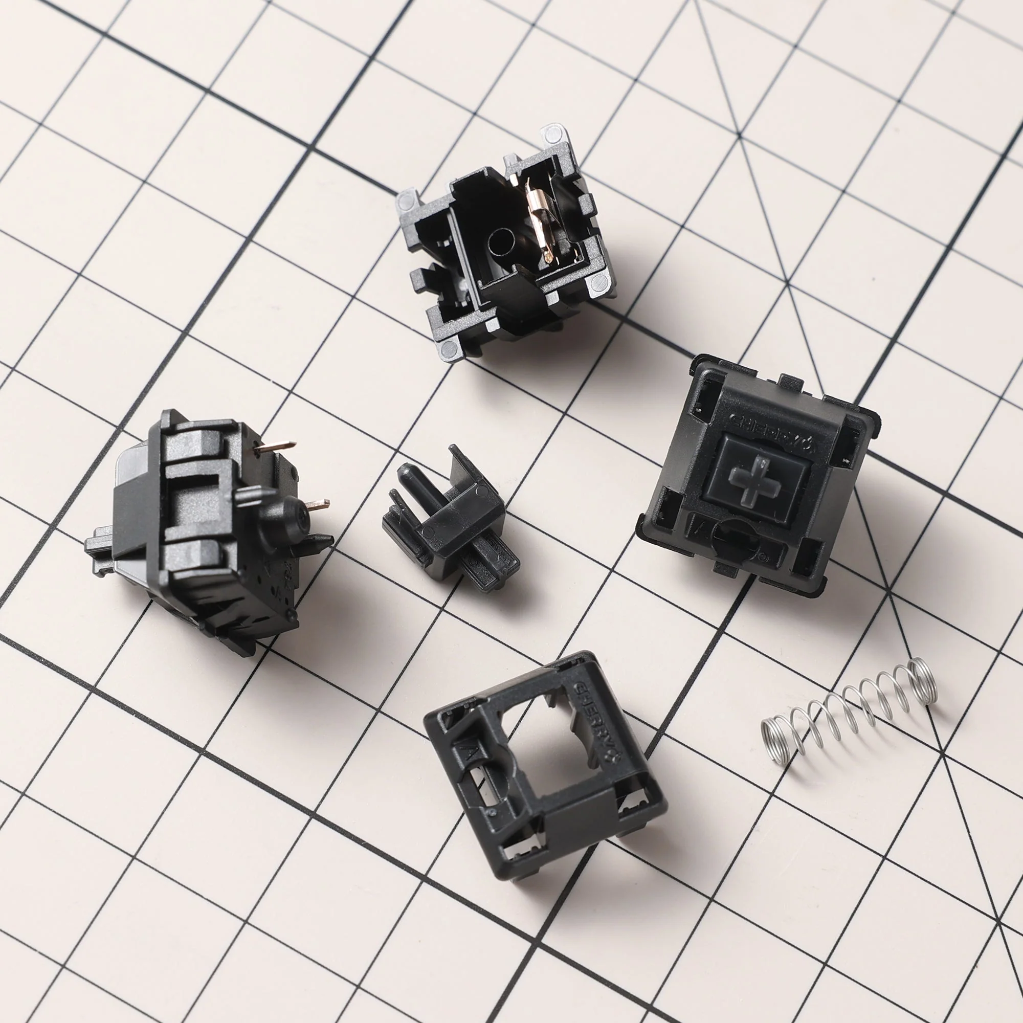Cherry Black MX Hyperglide linear switches MX1A-11NW - Image 3