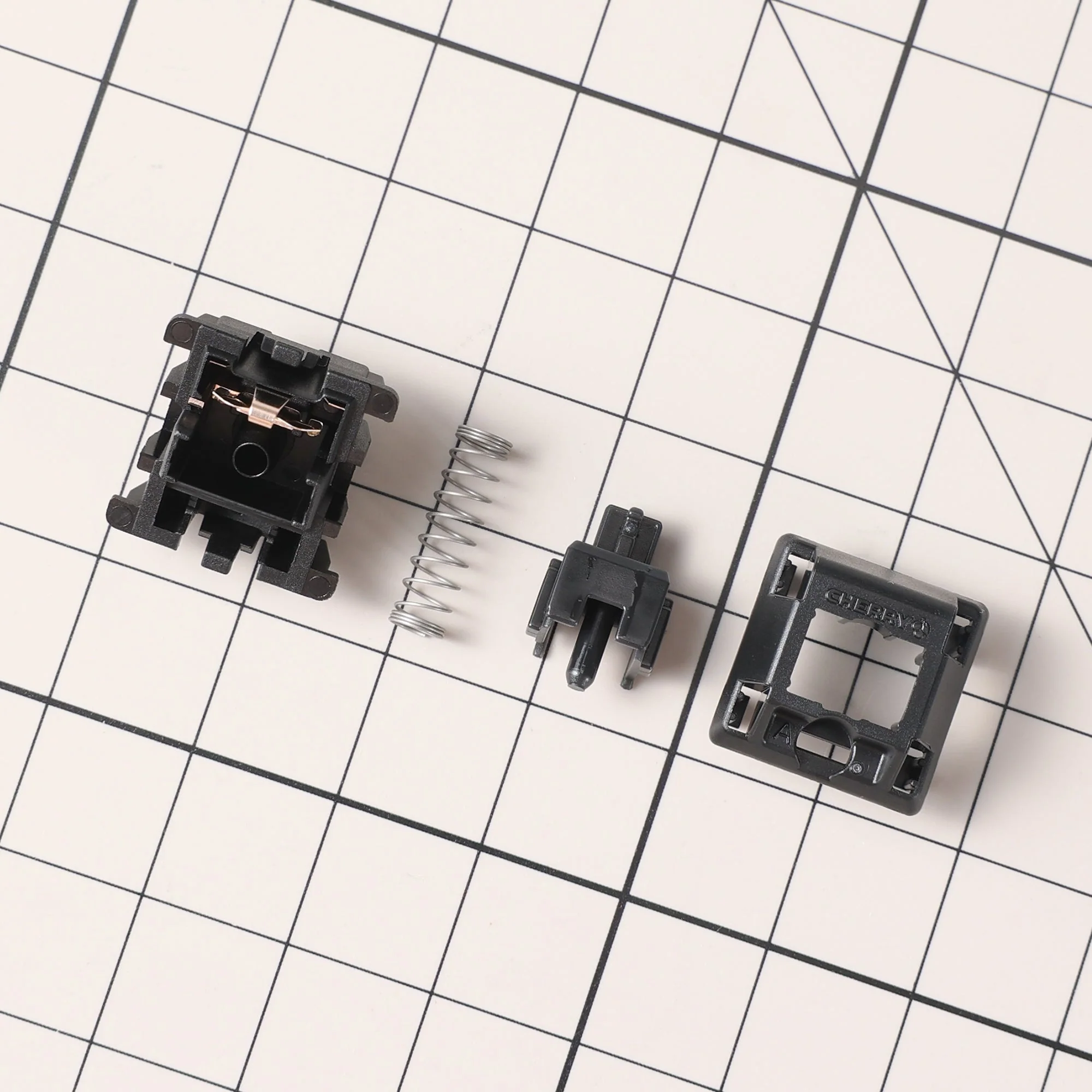 Cherry Black MX Hyperglide linear switches MX1A-11NW - Image 5