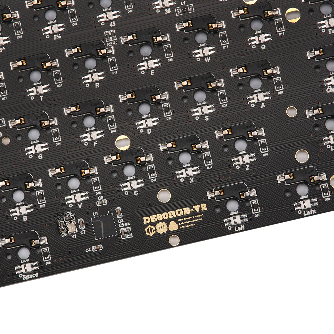 DZ60RGB v2 Hot Swap Custom keyboard PCB - Image 4