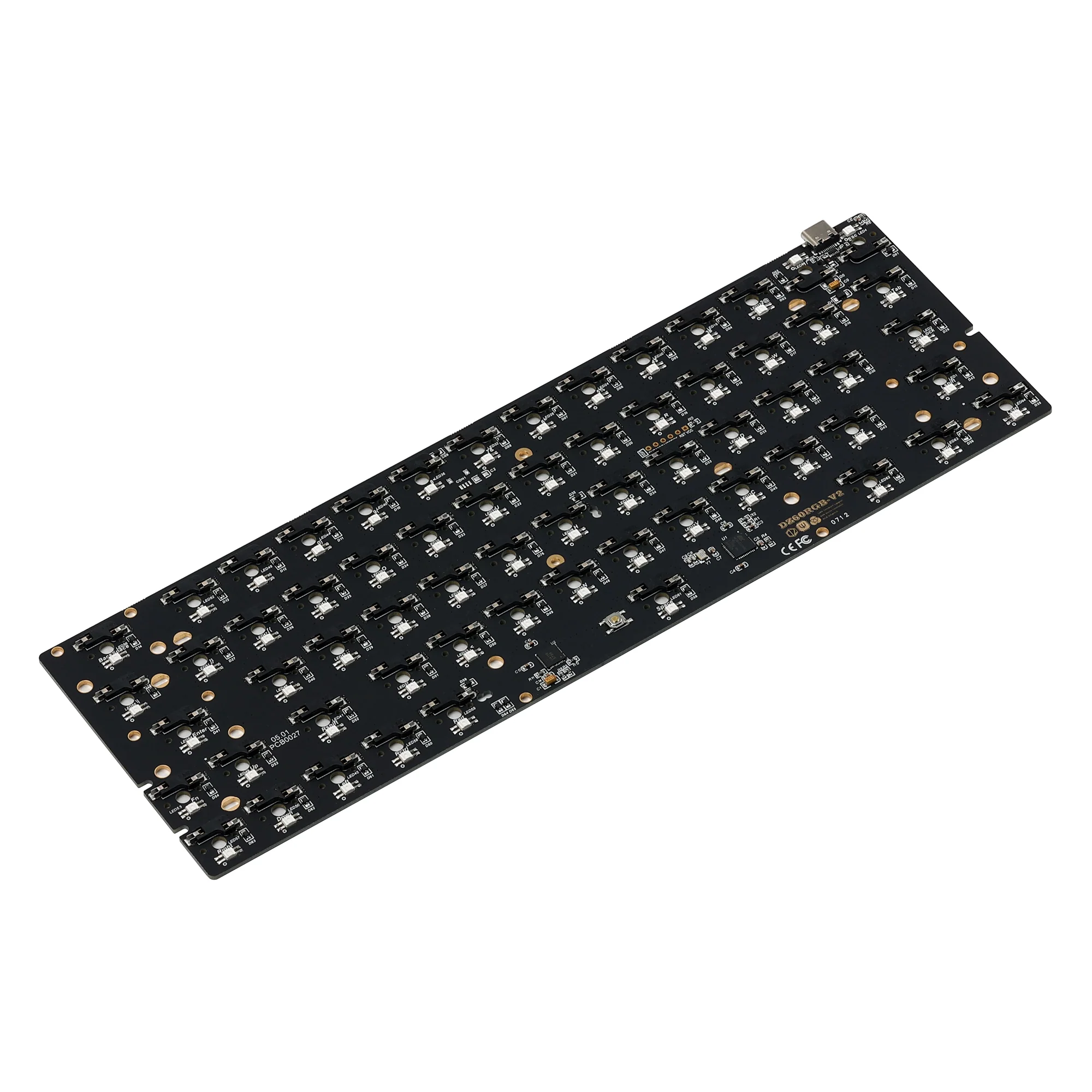 DZ60RGB v2 Hot Swap Custom keyboard PCB - Image 6