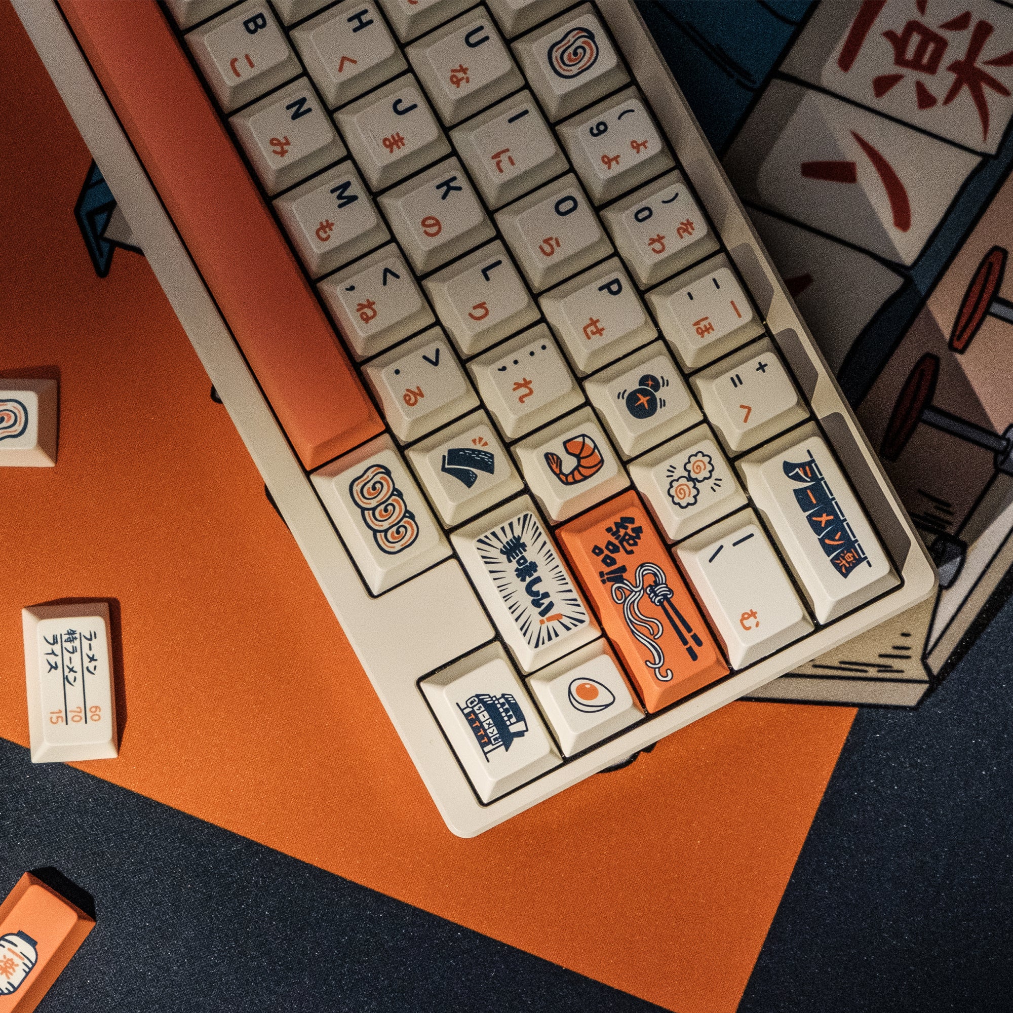 FBB Ichiraku Ramen Cherry profile Keycaps - Image 2