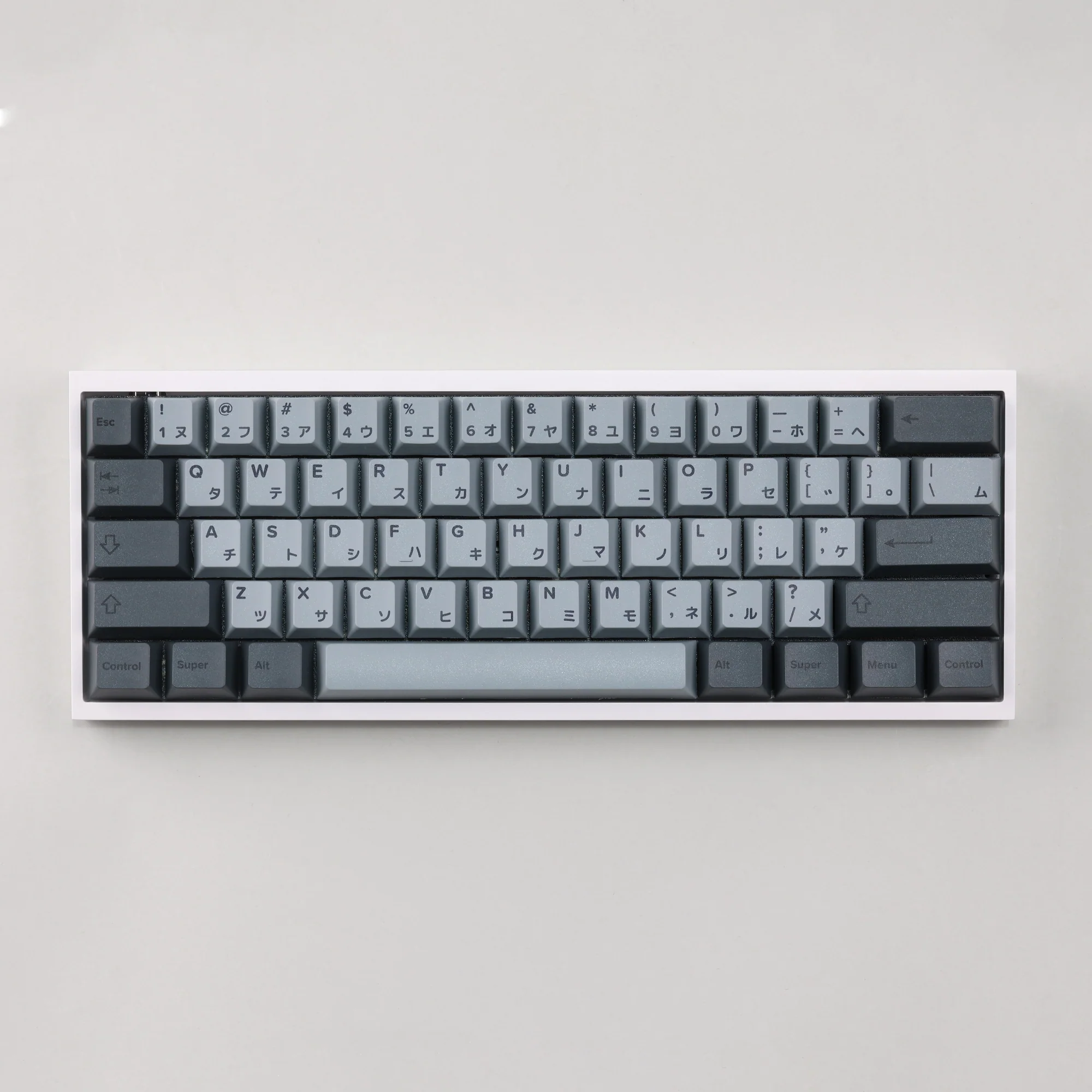Tofu60 DZ60RGB ANSI Mechanical Keyboard With Cement Grey Japanese PBT Keycaps - Image 12