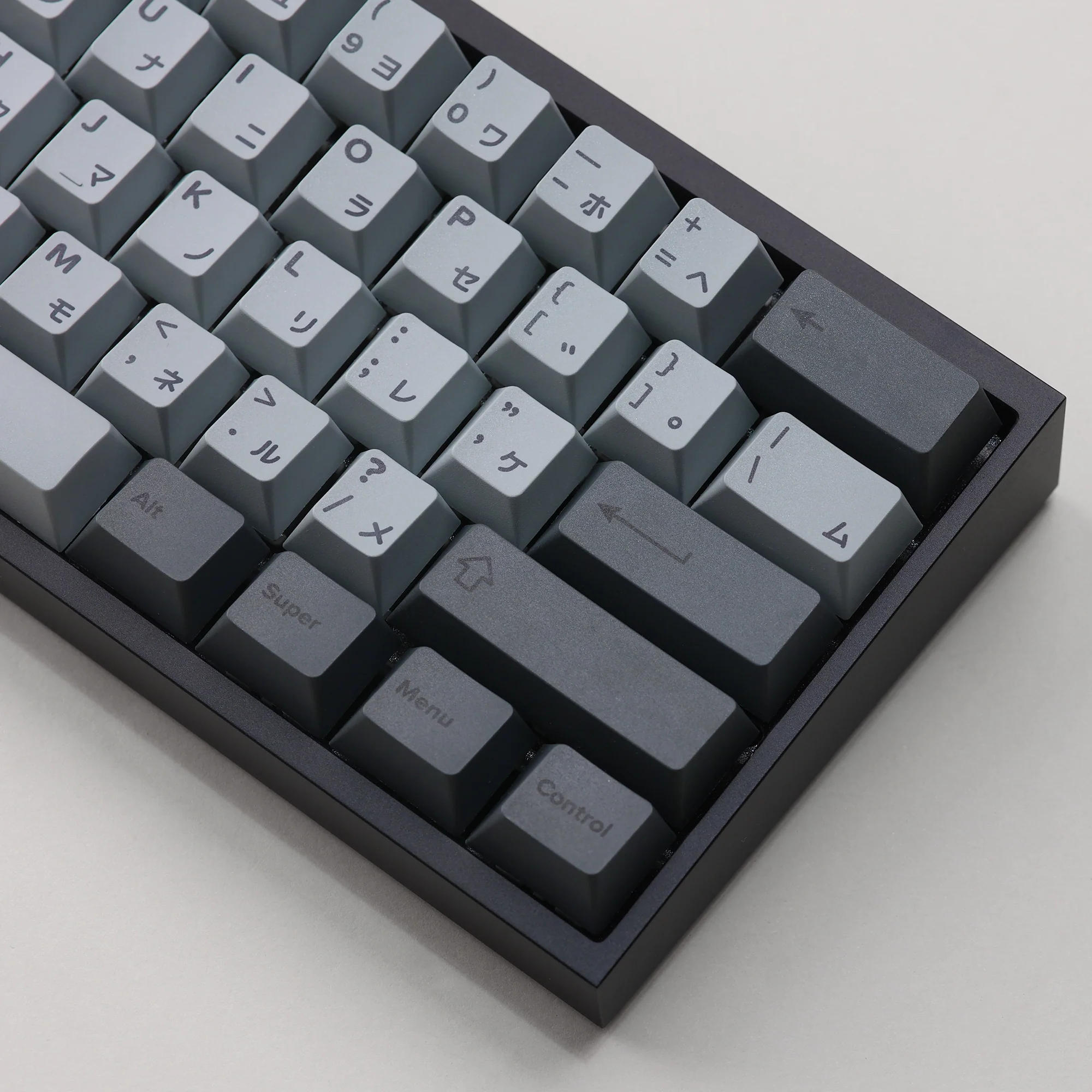 Tofu60 DZ60RGB ANSI Mechanical Keyboard With Cement Grey Japanese PBT Keycaps - Image 4