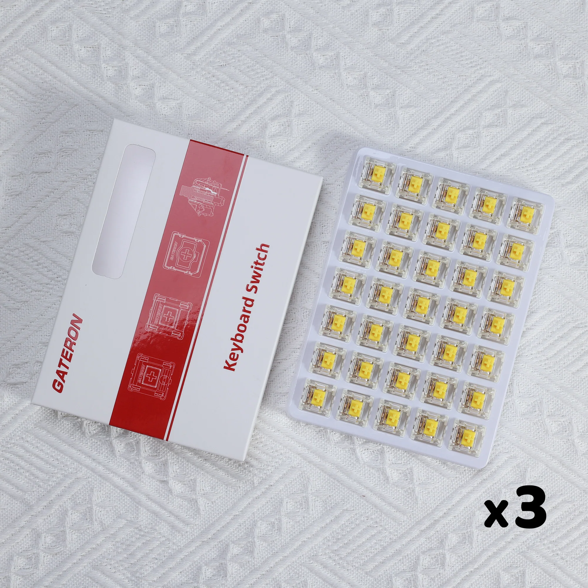 Gateron G Pro 3.0 Yellow Linear Switches - Image 13