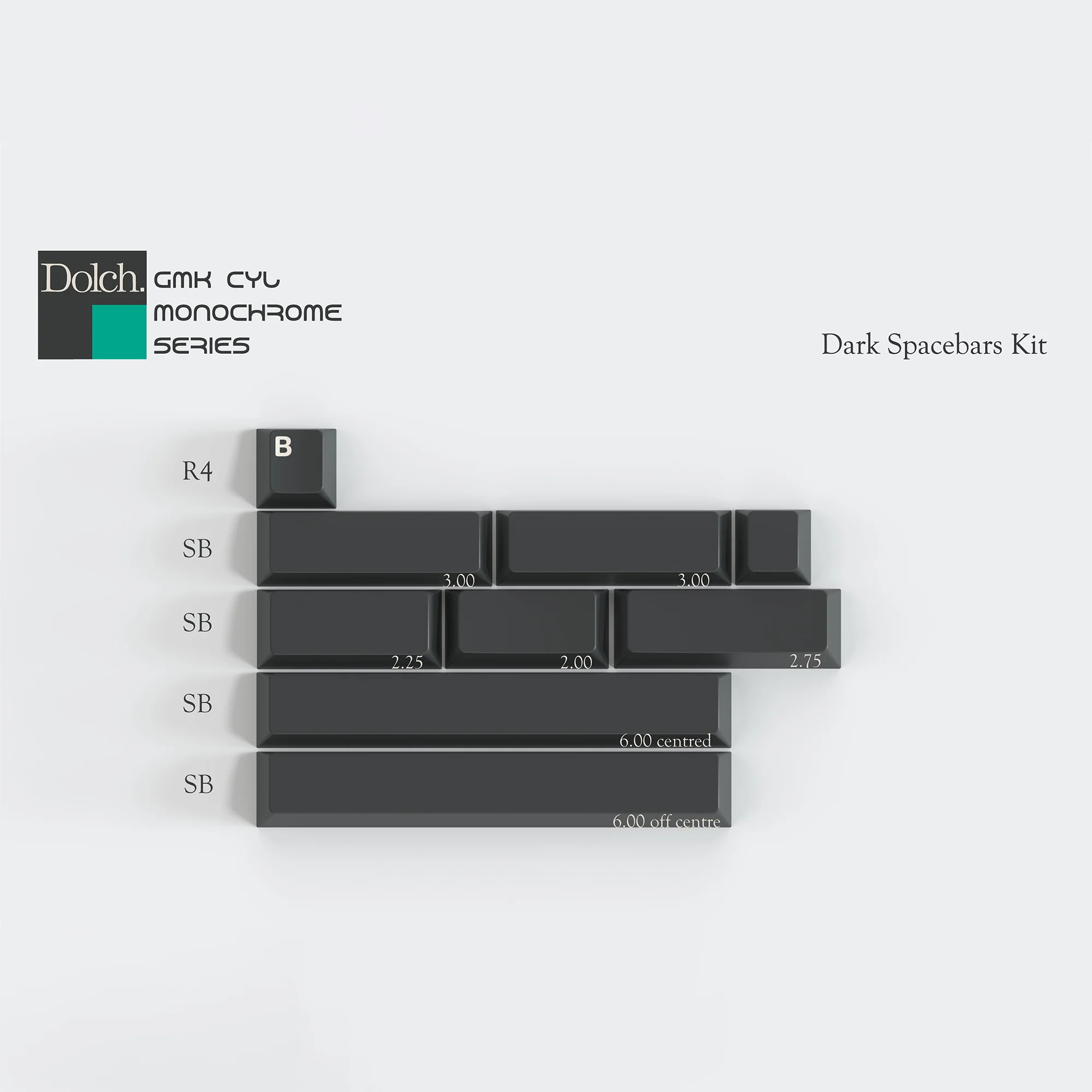 GMK CYL Monochrome Dolch - Image 8