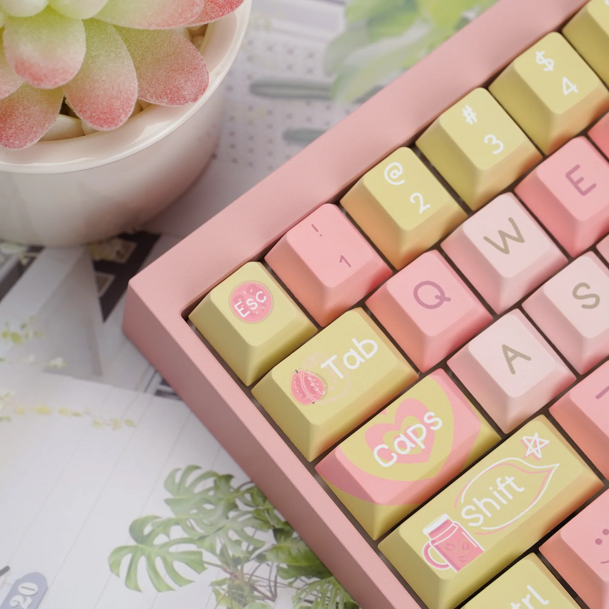 Guava Cherry Profile Keycaps Set - Image 15