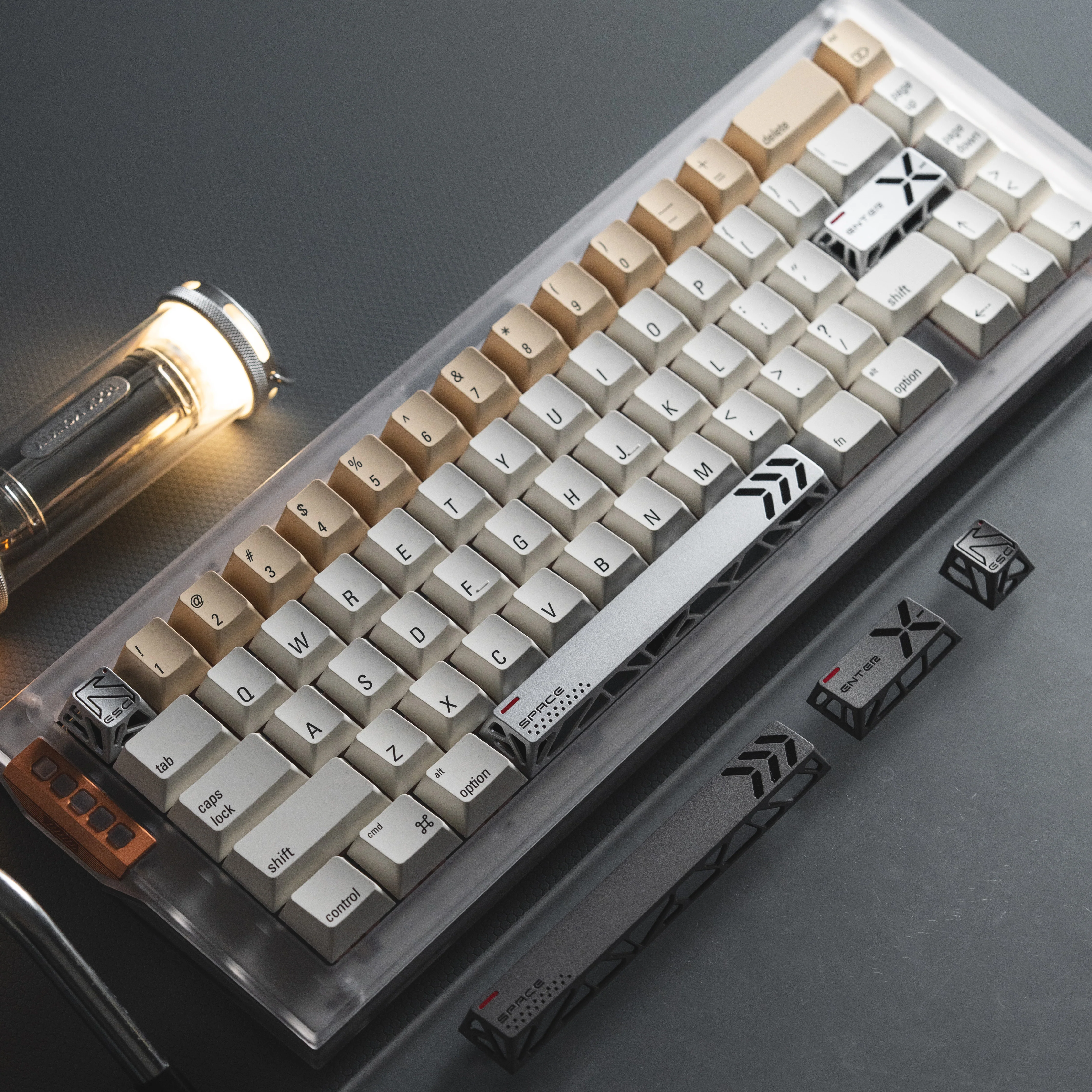 Hollow Star Key Cherry Profile Metal Keycaps - Image 6