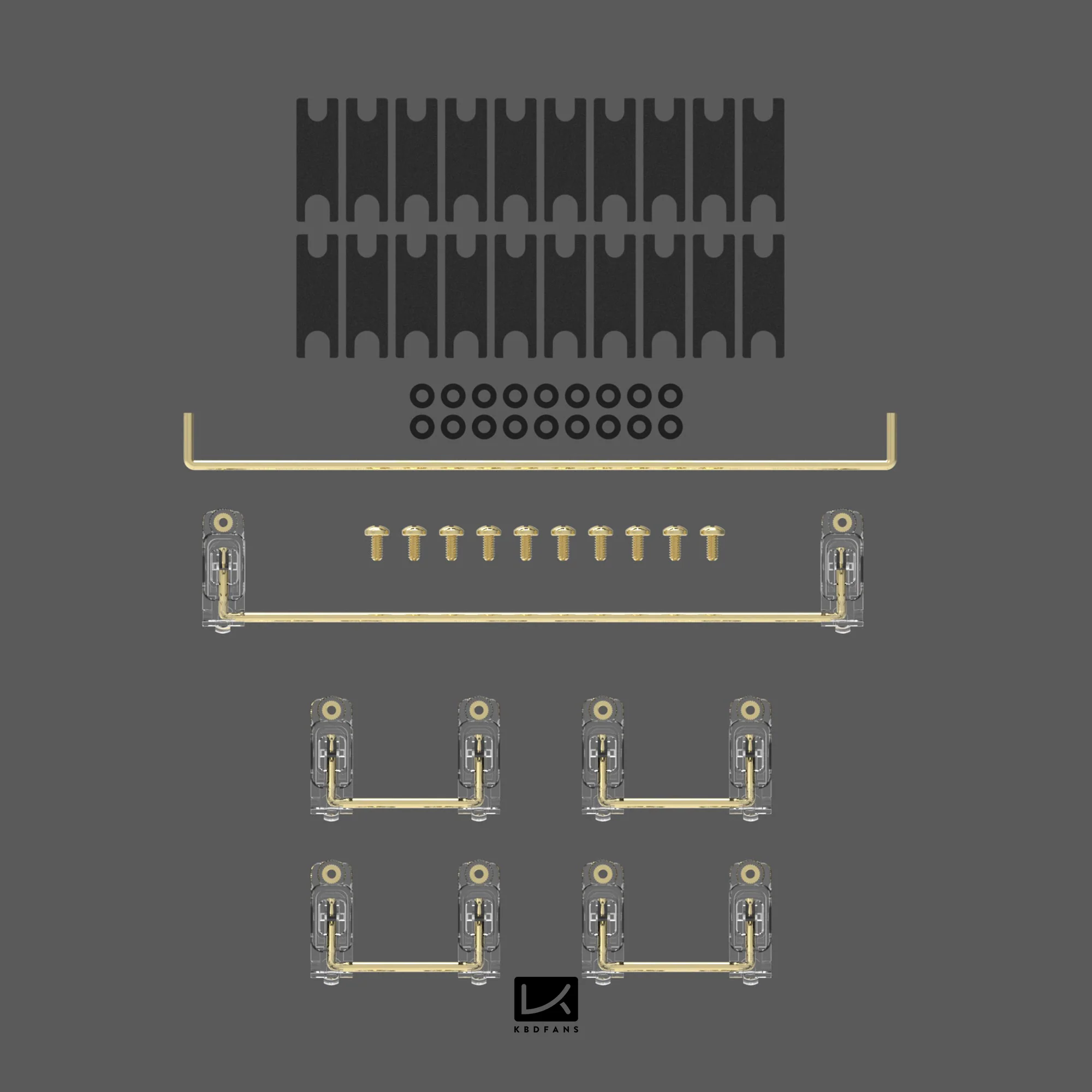 KBDfans Dyboox PC Screw-in Stabilizers - Image 29