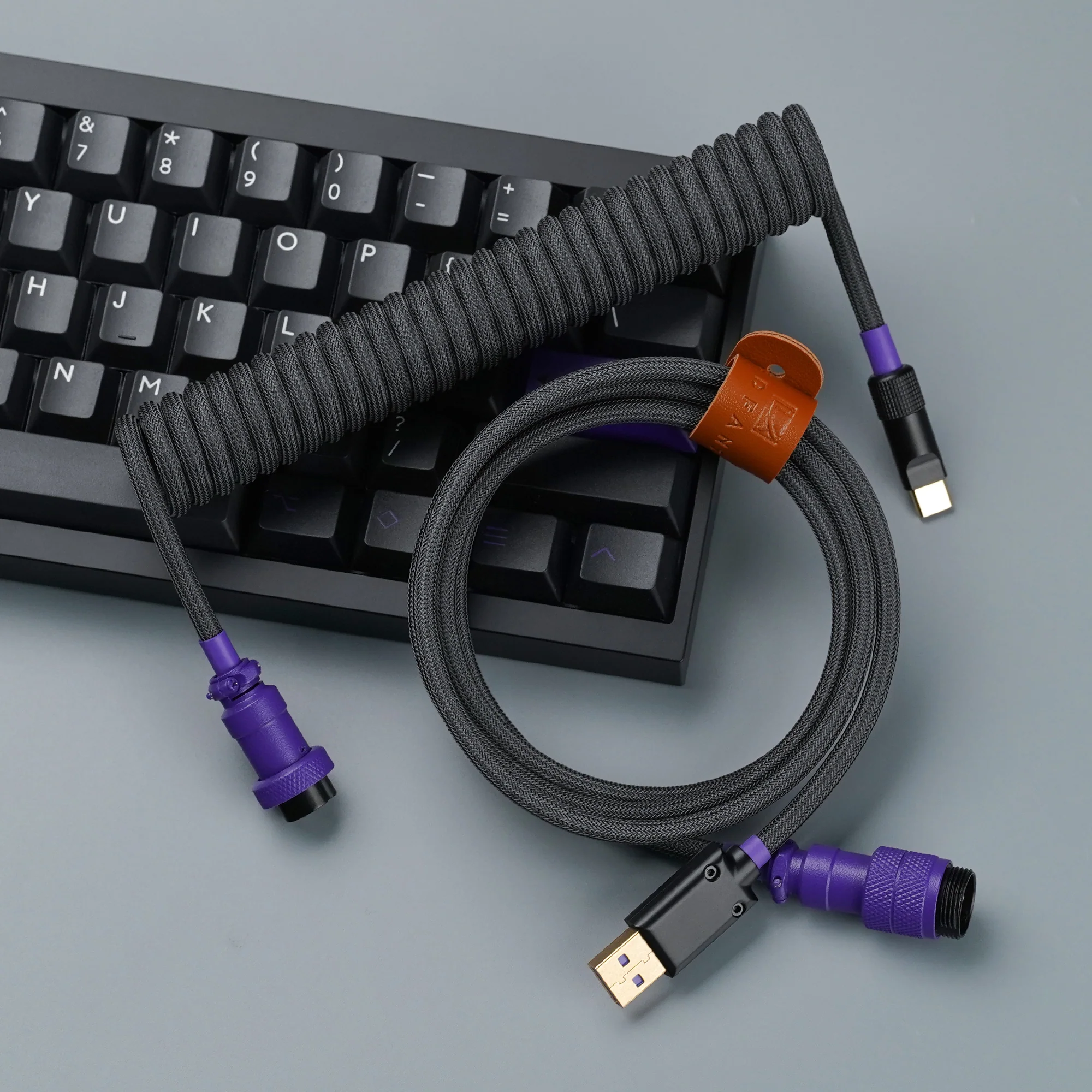 KBDfans Purpolch Handmade Custom Mechanical Keyboard USB-C Cable 2.0 - Image 7