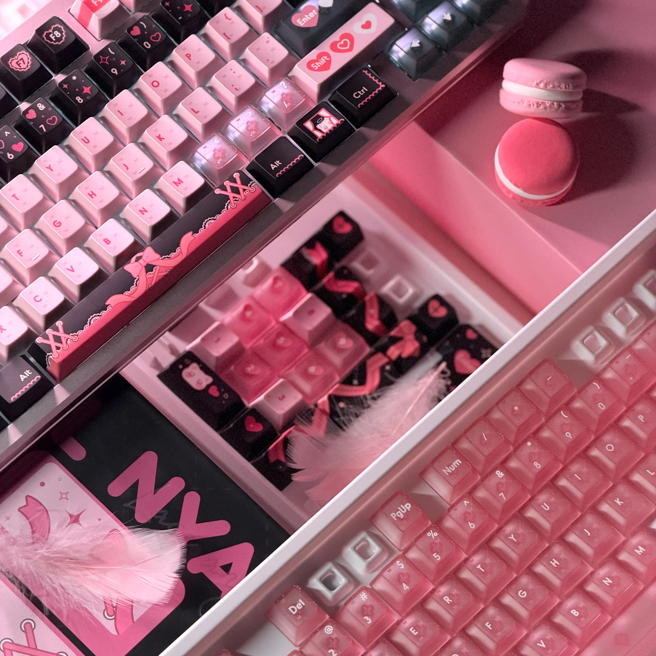 Lace Angel Nya Cherry Profile Keycaps - Image 4