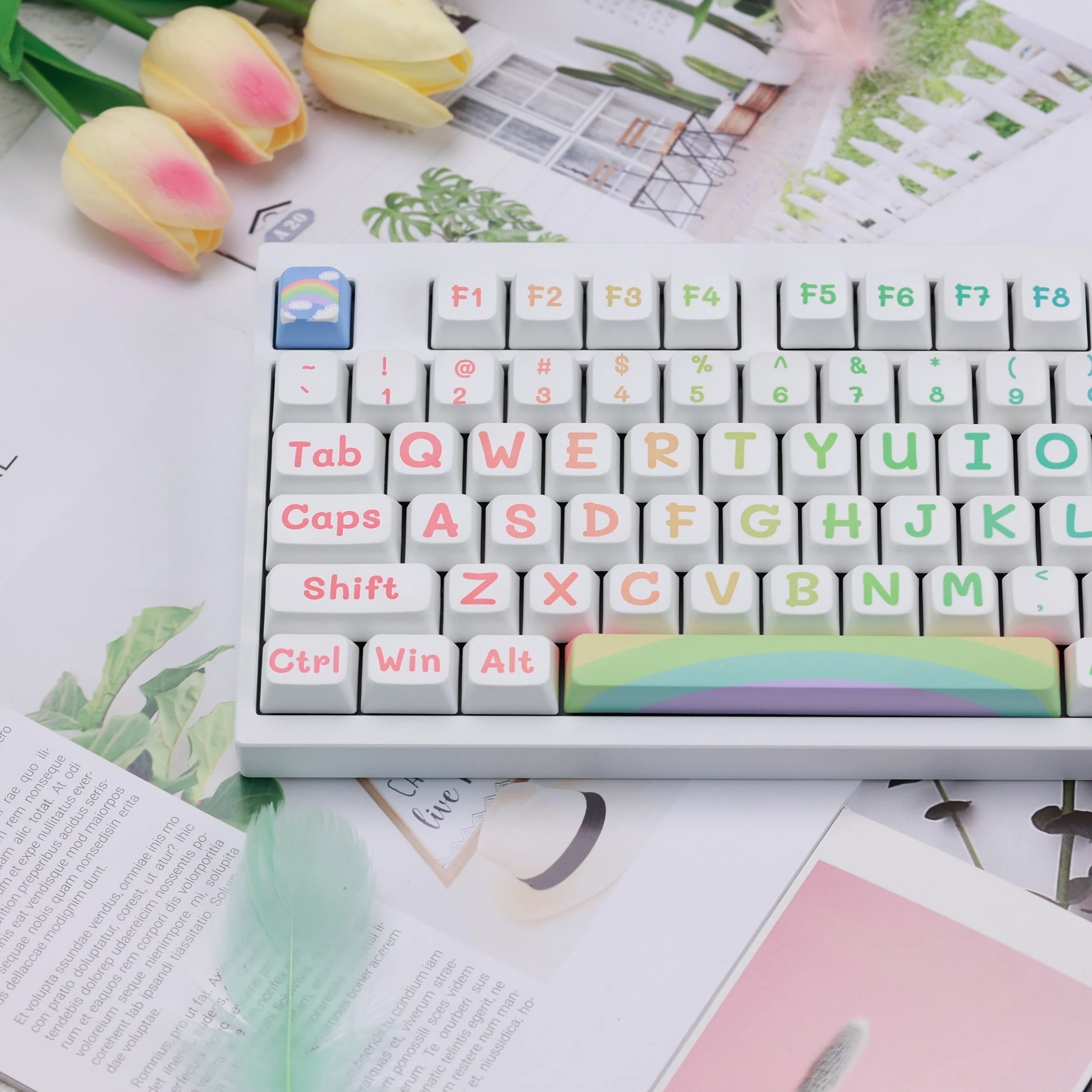 Rainbow MDA Profile keycaps set - Image 7