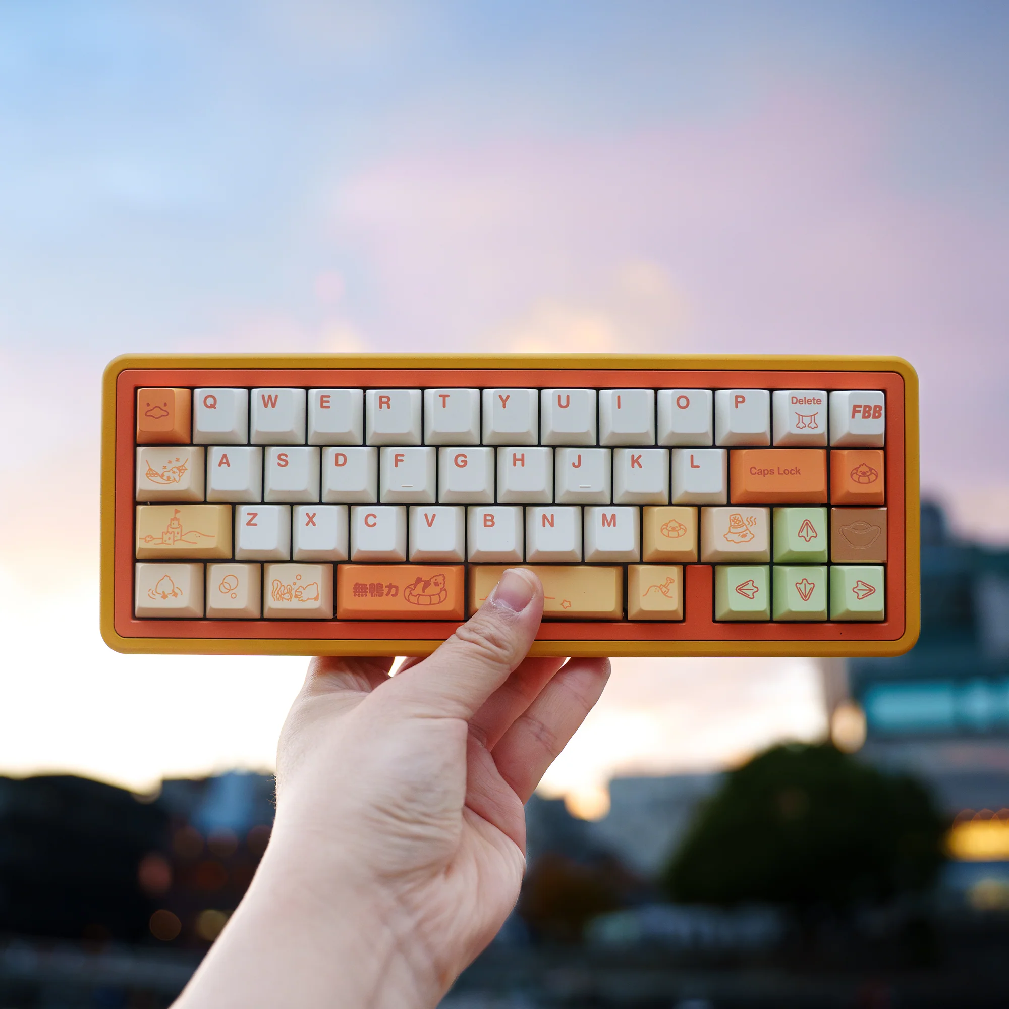 No ducking pressure Cherry profile Keycaps - Image 3