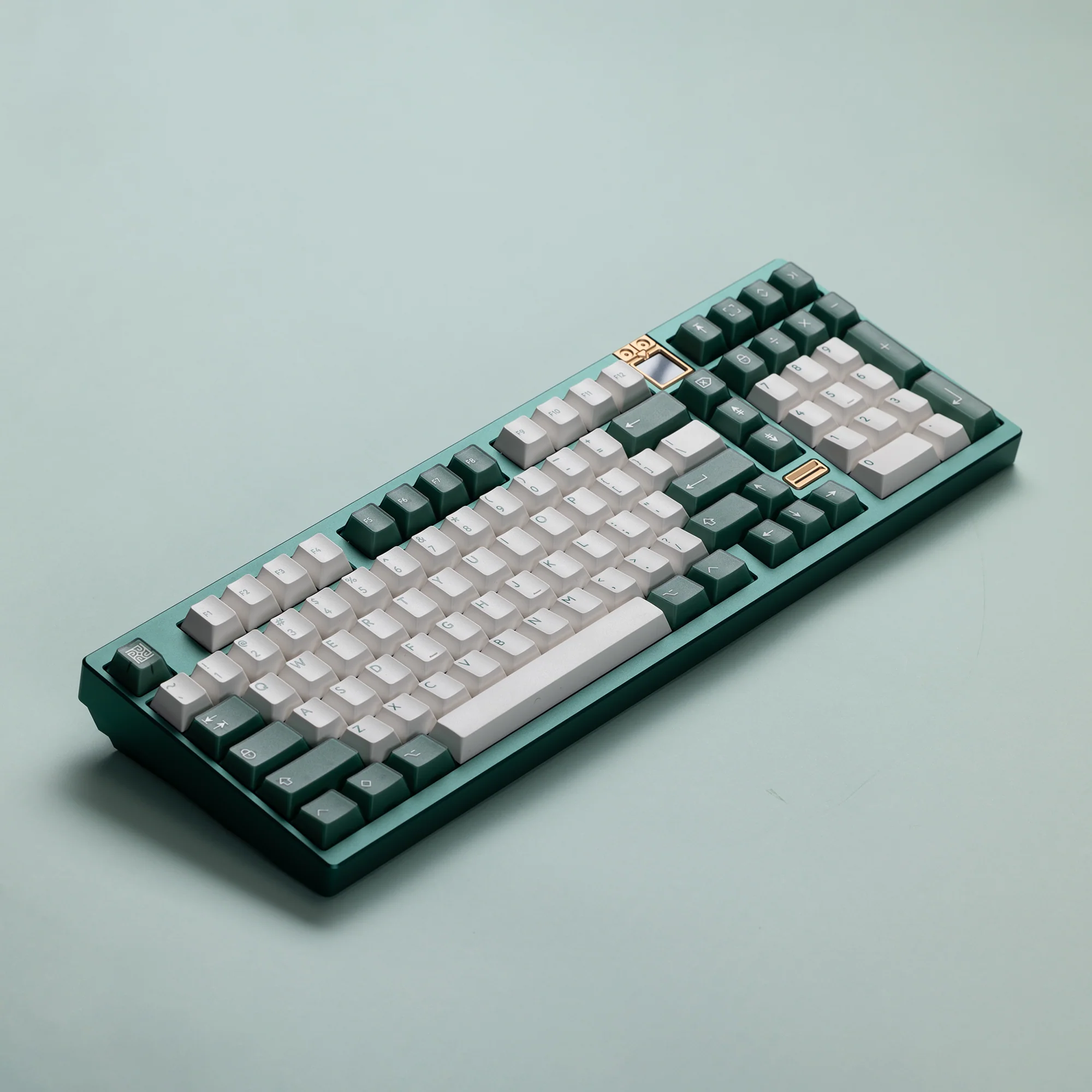 Ready to use Athena 1800 Anodized Pine green with PBTfans TransGreen - Image 7
