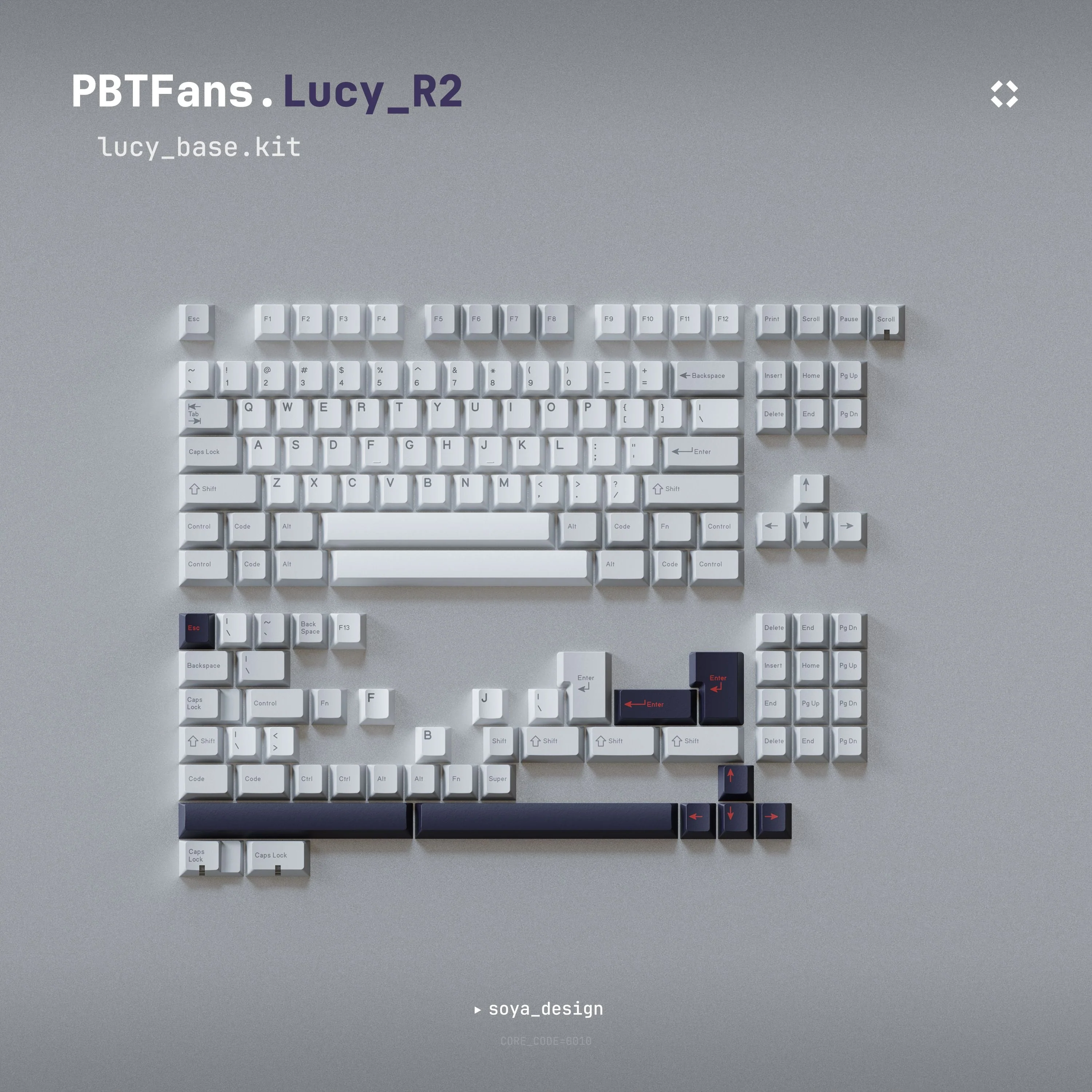 Ready To Use Holy80 Hotswap version with Lucy R2 keycaps - Image 16
