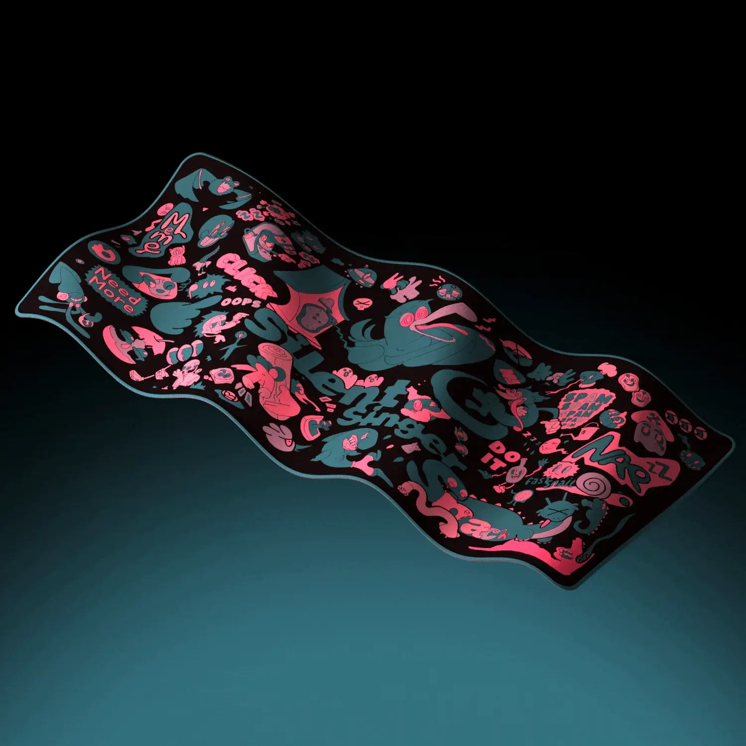 Retro Toon Chaos Deskmat - Image 11